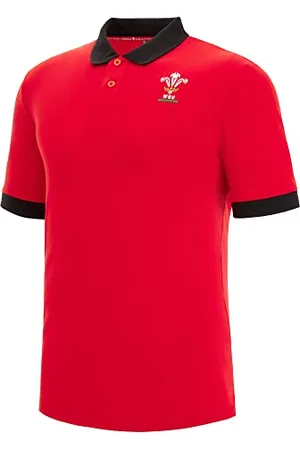 macron Welsh Rugby Classic Pique Polo, , męski, , S