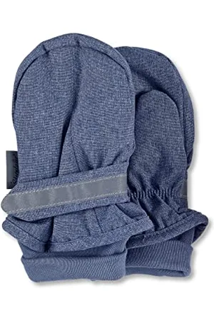 Sterntaler Chłopięce rękawice z mankietem i odblaskowym zapięciem na rzepy, wodoodporny materiał melanżowy, kolor melanż - 4301842, , 3