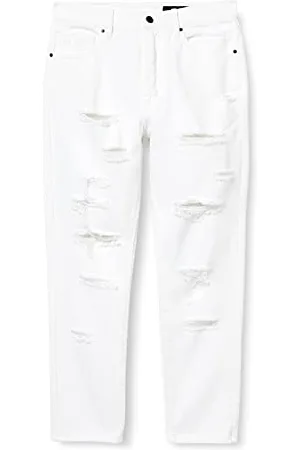 Armani Exchange J51 Mid Waist dżinsy damskie, biały, S