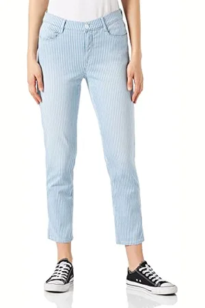 Brax Damskie dżinsy w stylu Mary S Indigo Stripes Slim, , 36 W / 32 L(Producent rozmiar: 46)