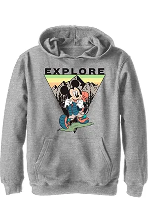 Disney Chłopięca Explore Mickey Travel bluza z kapturem, sportowa bluza z kapturem, rozmiar XL, , XL