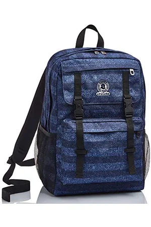 Invicta Duffy plecak z plecakiem, Stripes, , Podwójny przedział, Szkoła & Rekreacyjny, , Taglia unica, szkoła i wypoczynek, , One Size, Szkoła i wypoczy