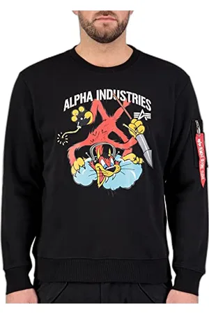 Alpha Industries Bluza Fighter Squadron dla mężczyzn Black