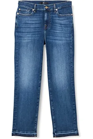 7 for all Mankind Dżinsy damskie The Straight Crop, , 58