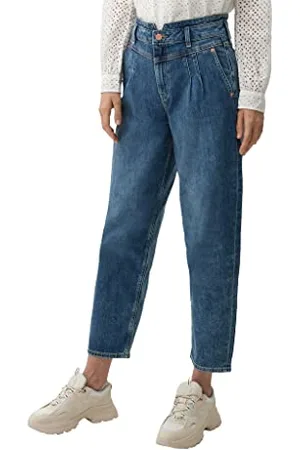 QS by s.Oliver Damskie spodnie dżinsowe, Ankle Regular Fit, , 32