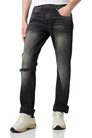 7 for all Mankind Męskie dżinsy The Straight Constructor Black, , 30