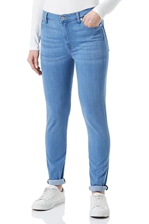 7 for all Mankind Damskie dżinsy Hw Skinny Slim Illusion Luxe, , 48