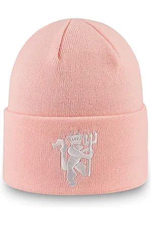 New Era Czapka zimowa Beanie - VERT Manchester United różowa, , Rozmiar uniwersalny