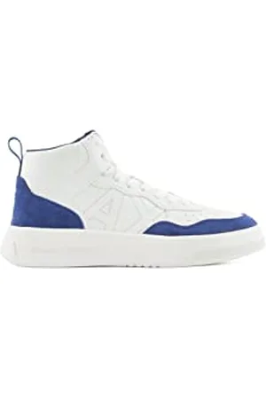 Armani Exchange Damskie buty sportowe Comfort Fit, Cow Suede, Side Sewn Logo Sneaker, , 39 eu