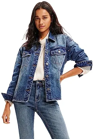 Desigual Kurtka Savanha, 5008 DENIM DARK BLUE, M, , M
