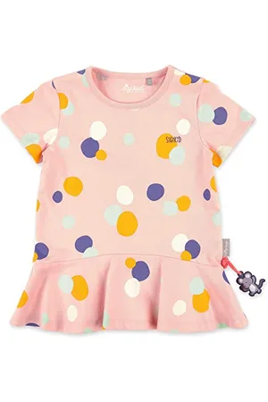 sigikid T-shirt z bawełny ekologicznej dla dziewczynek w rozmiarach od 98 do 128, , 122 cm