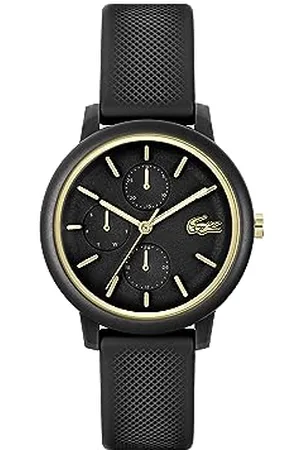 Lacoste Analogowy wielofunkcyjny zegarek kwarcowy dla kobiet .12.12 Multi Collection z silikonową bransoletką, , bransoletka