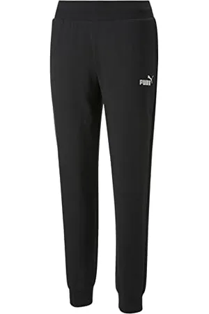 PUMA ESS+ spodnie metaliczne FL, czarno-srebrny metaliczny, M