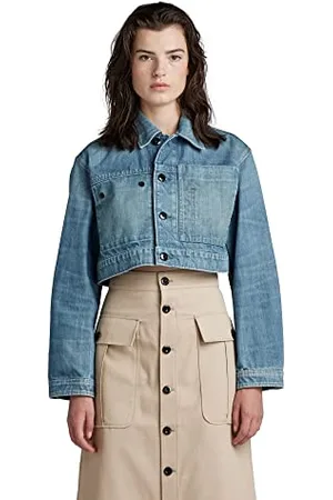 G-Star Cropped Denim Jacket 2XS