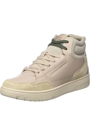 Tommy Hilfiger Męskie trampki Th Basket Core Midcut LTH Fm0fm04795 Cupsole, , 44 EU