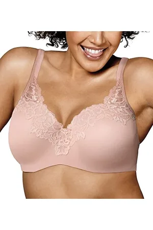 Playtex Damski tajemnice ciało Revelations biustonosz z fiszbinami z koronkowymi akcentami Love My Curves oryginalny balconette z fiszbinami biustonosz z pełnym pokryciem #4823