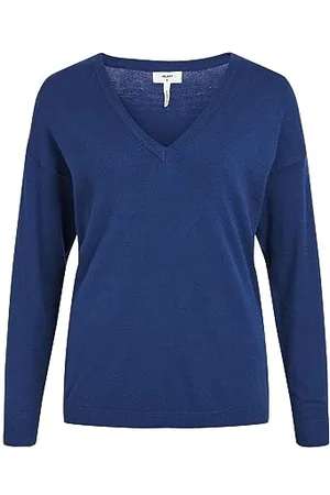 Object Objthess L/S V-Neck Knit sweter Noos sweter z dzianiny, , M