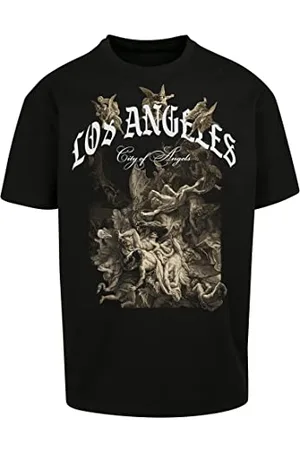 Mister Tee Unisex City of Angels Oversize Tee T-Shirt, , XS