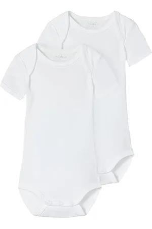 NAME IT Bestseller A/S Unisex NBNBODY 2P SS SOLID NOOS Body, , 50, , 50