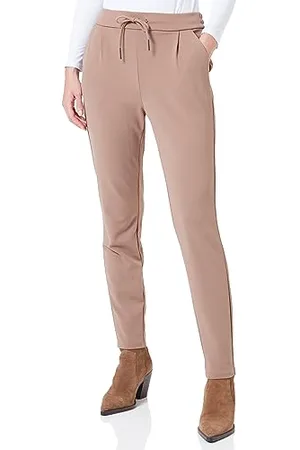 VERO MODA Damskie VMZAMIRAEVA MR luźne stringi spodnie GA NOOS, brązowe Lentil, M/32, , (M) W / 32L