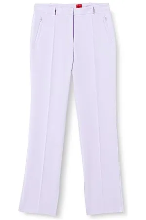 HUGO BOSS Damskie spodnie Hinovi Regular-Fit z rozciągliwej tkaniny w stylu boot-Cut, , 40