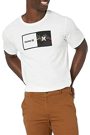 Hurley Męska koszula M Evd Wsh Double Up Glitch Ss S