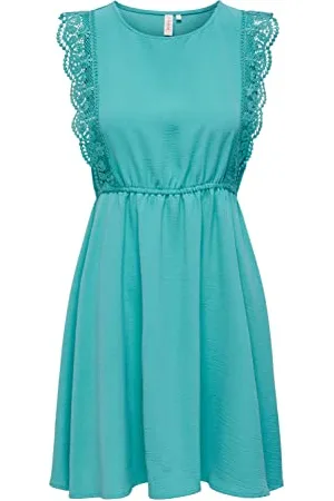 ONLY Damska sukienka ONLMETTE SL Lace WVN, akwarela, M, , M