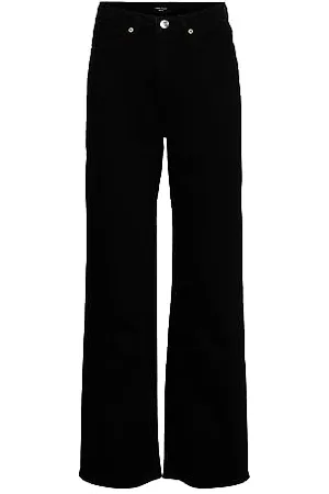 VERO MODA Bestseller A/S Damskie dżinsy VMTESSA HR Straight RA118 GA NOOS, czarne, 32/30, , 32W / 30L