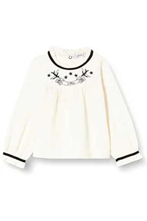 IKKS Tee-Shirt Manches Longues Écru Blouse T Dziecko, , 3 mesi