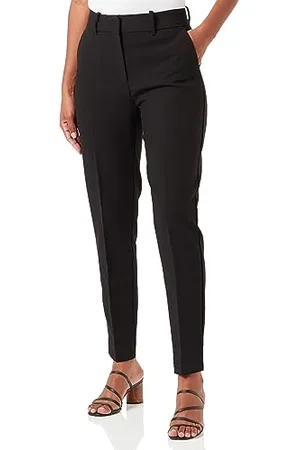 VERO MODA Damskie spodnie VMCELESTE HR TAP Tailored Pant NOOS, czarne, 38/32, , 38W / 32L