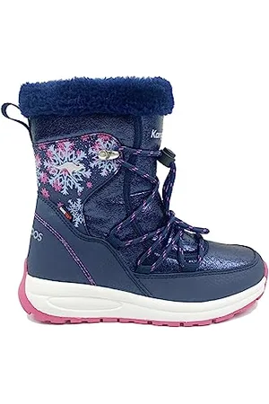 KangaROOS Damskie śniegowce K-PE Snooze RTX (Dk Navy/Daisy Pink), 38 EU, , 38 EU