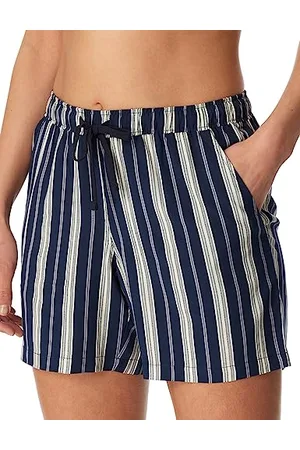 Schiesser Damen Schlafhose kurz Webhose - Mix + Relax