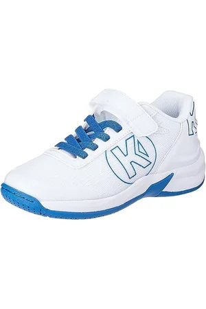 Kempa Attack 2.0 Junior Sneakers, białe/Classic Blue, rozmiar 29 EU, , 29 EU