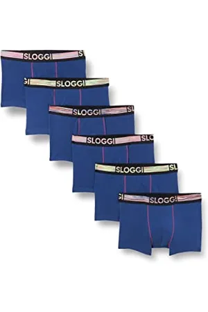 Sloggi Men for men Go ABC Natural H hipster 6P bielizna męska, Twilight Blue, S