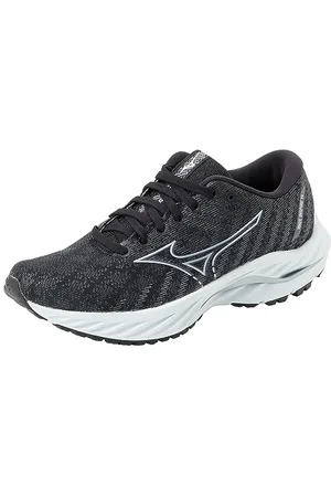 Mizuno Damskie Wave Inspire 19 Bieganie, Czarny/Silverstar/SCrest, 38 EU, , 38 EU