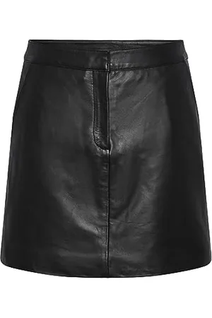 Y.A.S Damska spódnica lyma Hmw Leather Skirt Noos, , S