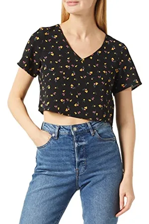 Noisy May Damska koszulka Nmclara S/S dekolt w serek S* T Shirt, , XS