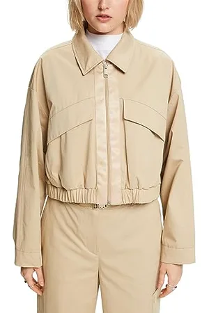ESPRIT Kurtka z bawełny twill, , S