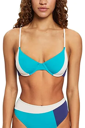 ESPRIT Body damskie La Jolla Beach RCS itd. Biustonosz bikini Teal Green, 40D, , D