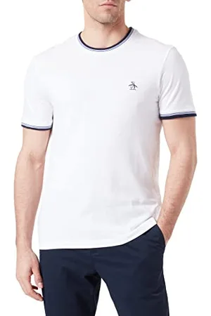Original Penguin Męska koszulka Ss Sticker Pete Ringer, , XL