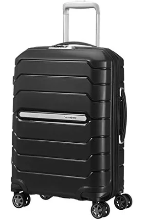 Samsonite Flux - Spinner S, Rozszerzalny bagaż podręczny, 55 cm, 37/44 L, (Black)
