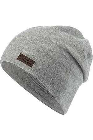 Sterntaler Chłopięca czapka beanie melanżowa, jasnoszara, 49