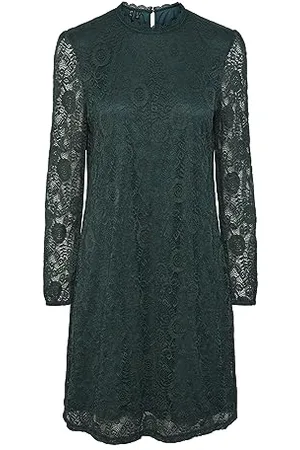 Pieces® Bestseller A/S PCOLLINE LS LACE Dress NOOS BC, , S