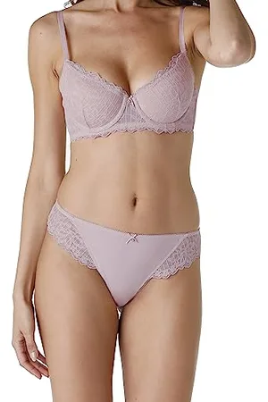 Lovable Brazylijski Striped Lace Slip Kobieta, , XL