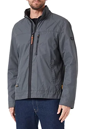 Camel Active Męska bluza ze stójką, antracytowy, 66