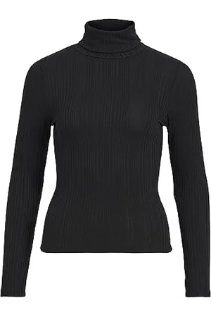 Object OBJADRIANNA L/S kołnierz rolowany Top Noos, , L