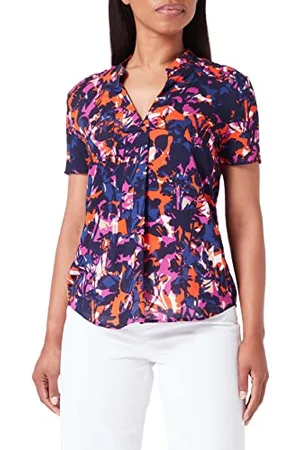 Gerry Weber Edition Damska 860085-66443 bluzka, niebieski/fioletowy/różowy, 34