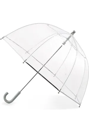 Totes By dziecięcy przezroczysty parasol bąbelkowy z łatwym uchwytem, , Kids - 38" Canopy, Przezroczysty parasol bąbelkowy z baldachimem kopułowym, lekka konstrukcja, ochrona przed wiatrem i