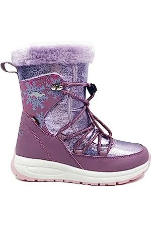 KangaROOS Damskie śniegowce K-PE Snooze RTX Grape/Rosewater, 35 EU, , 35 EU