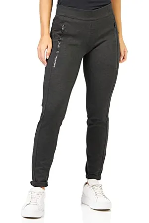 Gerry Weber Edition Damskie spodnie slim fit, szaro-melanż, 42